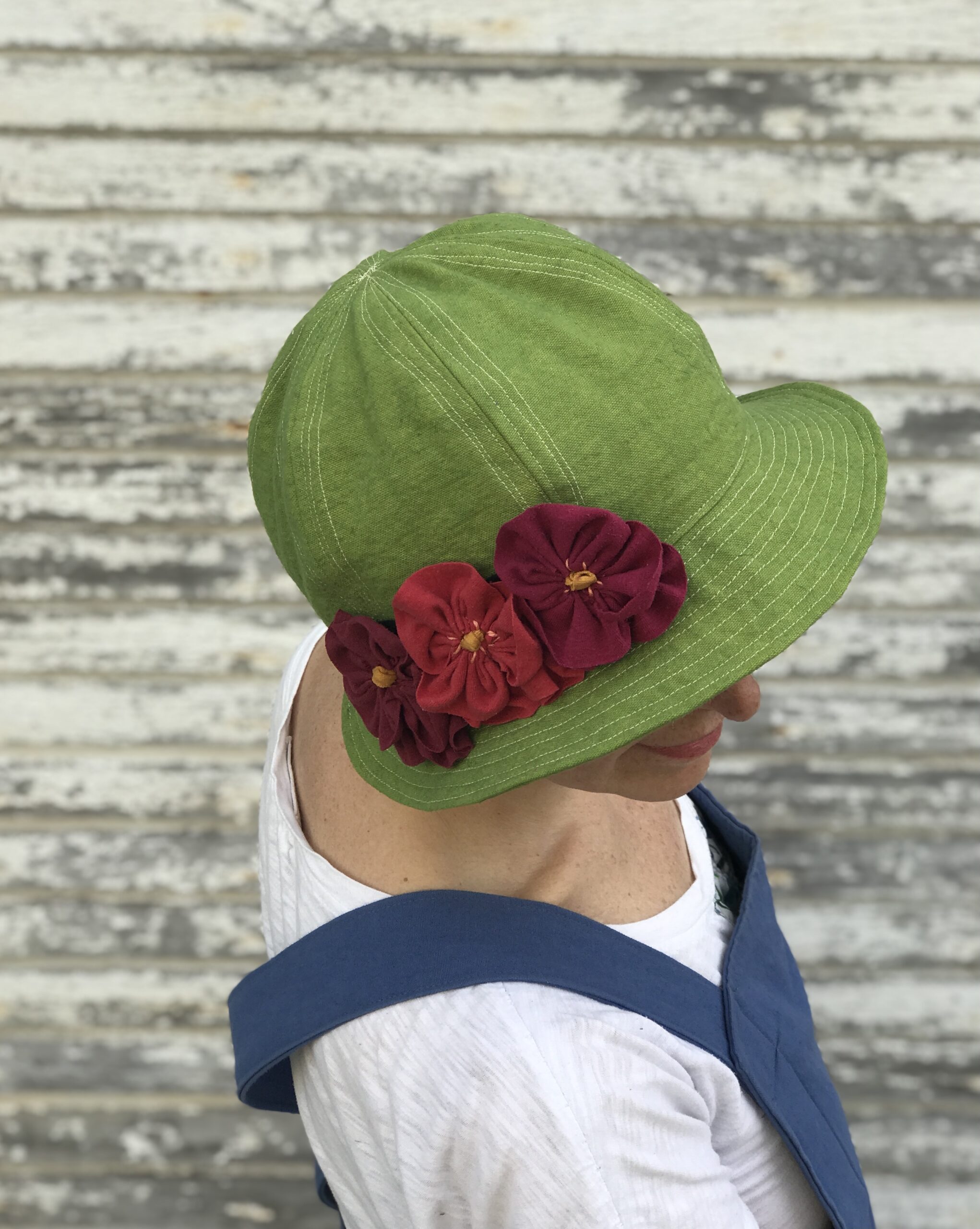 Green canvas hat outlet