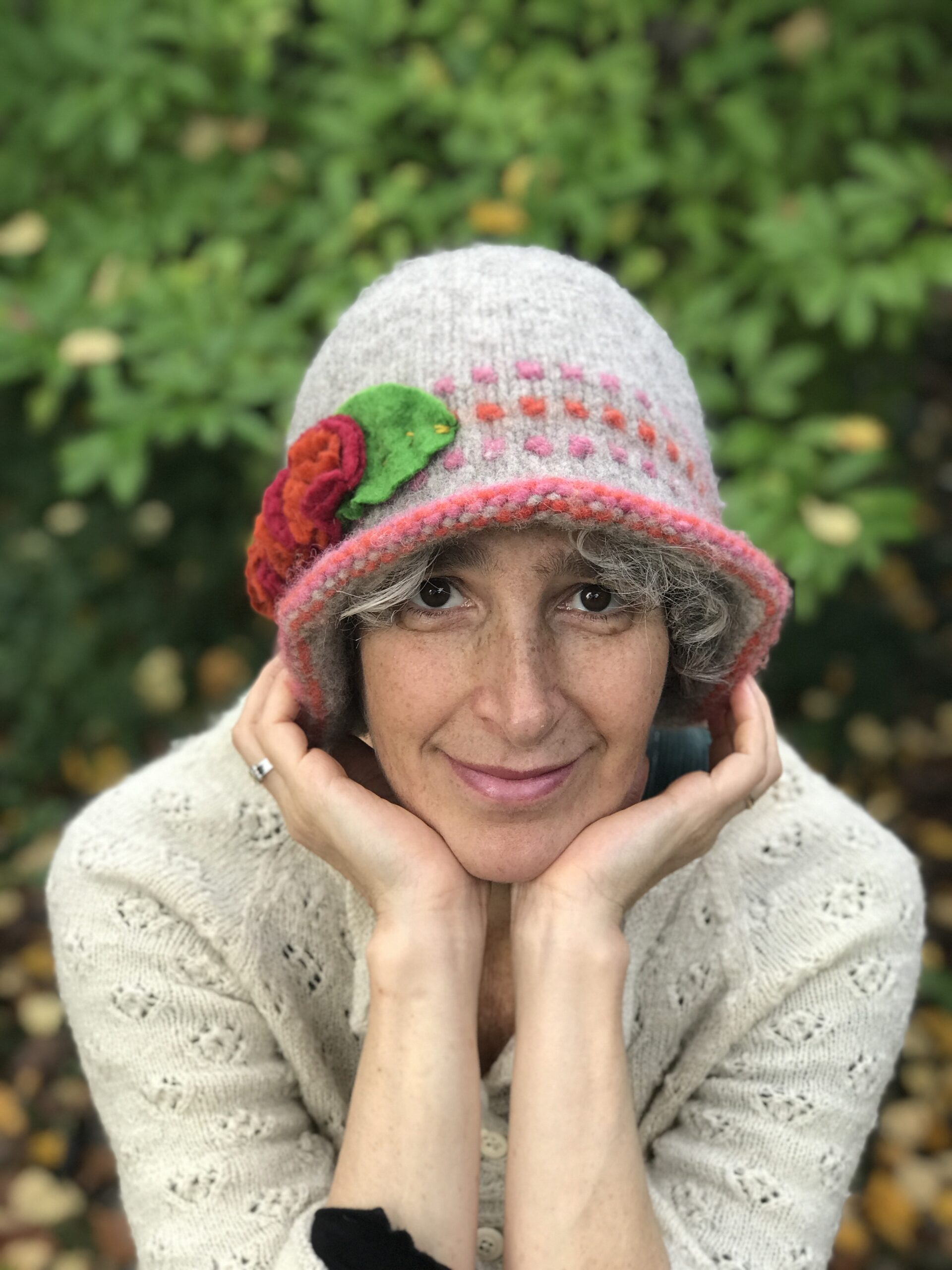 Grey cloche hotsell hat