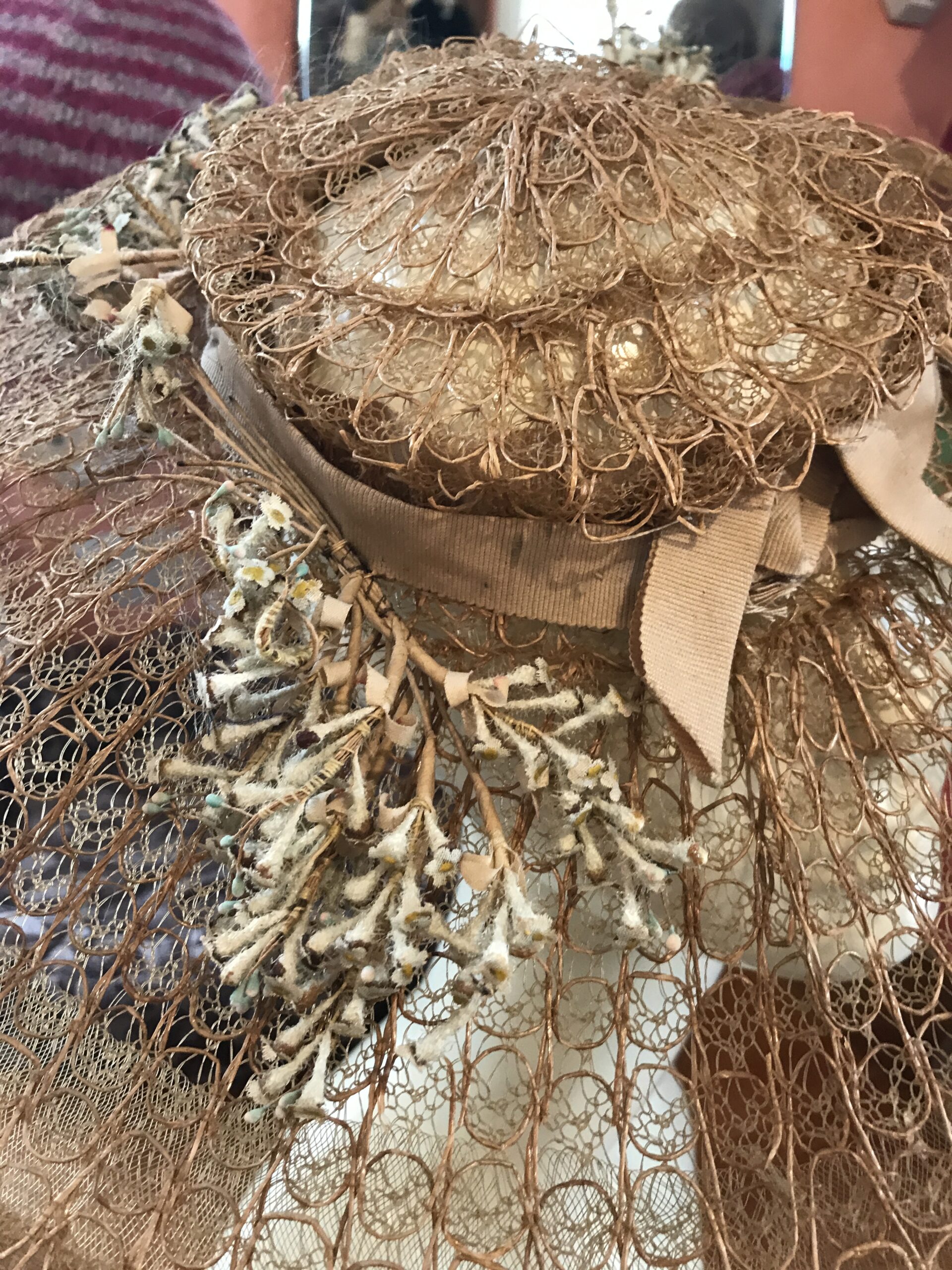 Vintage Hat Wide Brim Straw 1940s The Hat Junkie