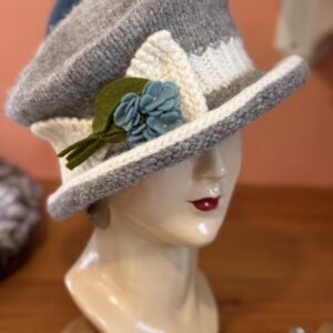Eliza- Edwardian Style Knit and Felted Hat