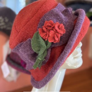 Charlotte Hat- Boiled Wool- Custom Made- Choose a Colour