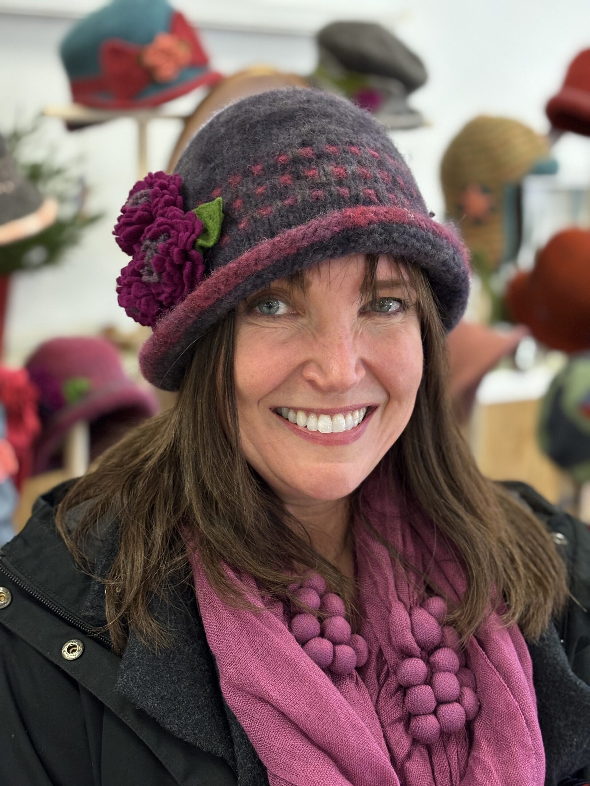 Wool Cloche Hat- Louise- Custom Made in any Colour - The Hat Junkie