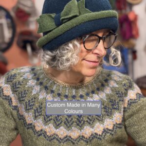 Elsie- Boiled Wool 1920s style toque hat- Custom Made