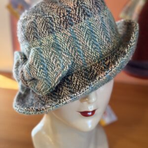 Flora- Handwoven-Plant Dyed- Fedora-Size Medium- Ready to Ship