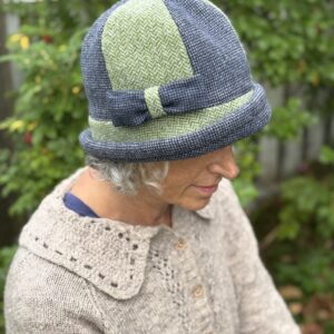 Handwoven Cloche Hat- size medium- Ready to Ship